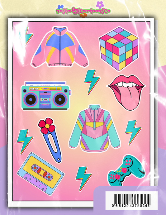 Sticker Sheet – Y2K/90s Inspired No. 30